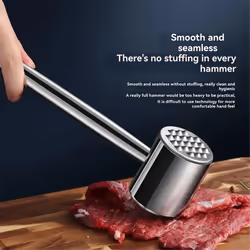 Meat hammer, steak tenderizer, household, kitchen, restaurant tool.