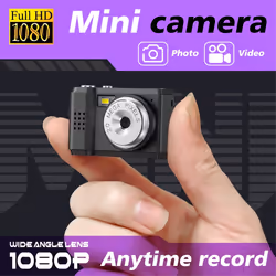 Mini Camera with Screen Indoor Home Outdoor 1080P B