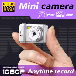Mini Camera with Screen Indoor Home Outdoor 1080P B