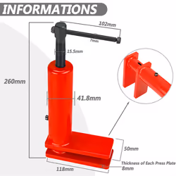 Heavy Duty Brake Caliper Spreader Tool Red