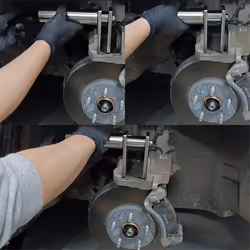 Heavy Duty Brake Caliper Spreader Tool Silver