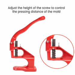 Complete Snap Fastener Button Kit Hand Punch Press Machine