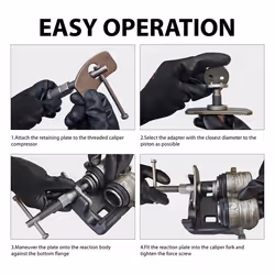 22PCS Disc Brake Caliper Press Tool Kit