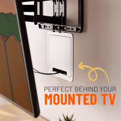 9 inch in-Wall TV Media Box -Recessed TV Outlet & Network Enclosure