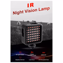 LN-5 IR Infrared Fill Lights Photography Night Vision Video Lamp