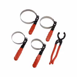 5PCS Standard Oil Filter Swivel Wrench Set Adjustable Oil Filter Tool