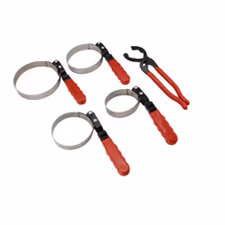 5PCS Standard Oil Filter Swivel Wrench Set Adjustable Oil Filter Tool