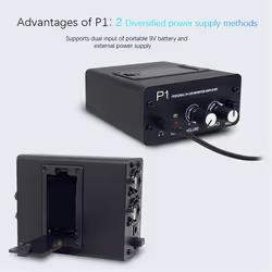 P1 Headphone Monitor Preamplifier Earphones Amplifier EU Plug