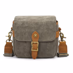 Canvas SLR Camera Bag Mini Single Messenger Bags Green