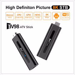 TV98 ATV Stick Mini TV Stick 1+8G Support 4K HD Bluetooth