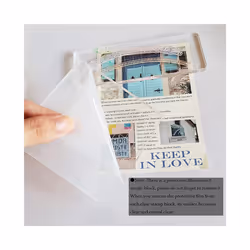 7 Pieces Acrylic Stamp Blocks, Clear Stamp Blocks Acrylic Blocks