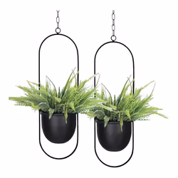 2 Pack Hanging with 6 inch Pot Hanging Plant Holder