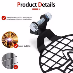 Motorcycle Headlight Protector Grille Guard Cover Protection Grill