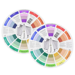 2 Set 9in Color Wheel Paint Mixing Art Teaching Tool