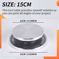 Heavy Duty Sculpting Wheel Turntable Stand Revolving DIY Tool- 15cm