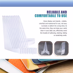 10Pcs 35PT-360PT Card Sleeves Display Acrylic Stands for Card Display