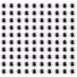 1000 Pieces Eyes Self Adhesive Googly Eyes for DIY Craft 6mm