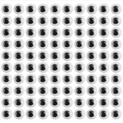1000 Pieces Eyes Self Adhesive Googly Eyes for DIY Craft 6mm