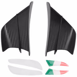 Spoiler Wind Flow Fixing Wing for S1000RR V4 -10R R1,Matte Black