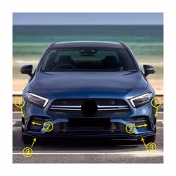 4X Front Bumper Spoiler for - A Class W177 A180 A200 A220