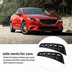 Front Bumper Side Air Vent Spoiler for C Class W205 C63