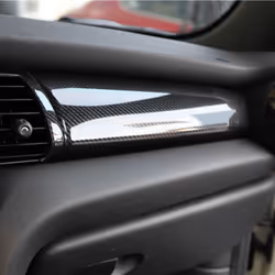 Carbon Fiber Car Dashboard Trim Console Panel Cover for