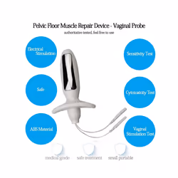 Vaginal Probe Electrodes for Pelvic Floor Exerciser Incontinence