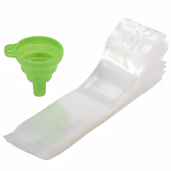 Disposable Popsicle Bags 120Pcs Freezer Tubes, Ice Bags with Funnel