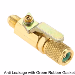 1/4 Inch SAE Adapter & 1/4 Inch Valves Core Quick Coupler Access Tee