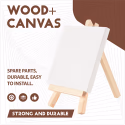 20Pcs Mini Canvas Drawing Board with Easel, for Art Painting Supplies