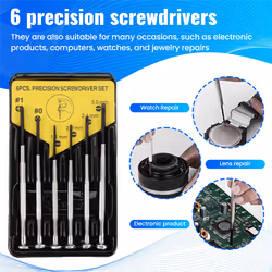 Eyeglass and Sunglasses Repair Kit, with Screwdrivers for Glasses