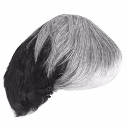 Men Short Straight Wig for Male Hair Fleeciness Realistic Natural