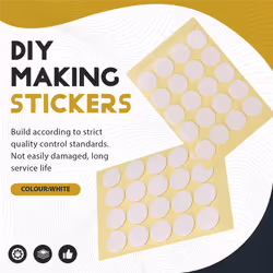 800Pc Candle Wick Stickers Double-Sided Heat- for Candle DIY