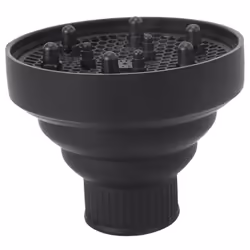 Universal Foldable Hair Dryer Diffuser Fits Most Hair Dryers-Black