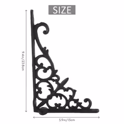 Cast Iron Plant Hanger Flower Basket Hook for Indoor Outdoor Bird