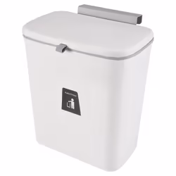 Kitchen Compost Bin for Counter Top Sink, Hanging with Lid (C)