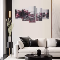 5Pcs Unframed Modern Art Oil Painting Canvas Print Wall Picture - 2