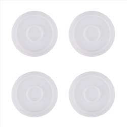 4 Pack Round Silicone Coaster Molds,Clear Epoxy Molds
