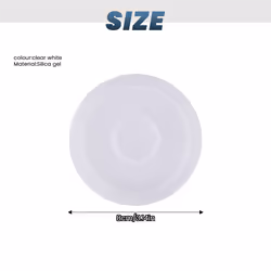 4 Pack Round Silicone Coaster Molds,Clear Epoxy Molds