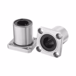 Flange Linear Motion Bushing Ball Bearing 16mmx28mmx37mm ( 2 Pcs)