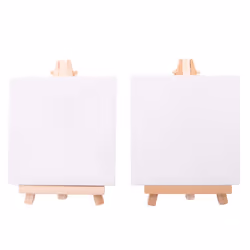 10 Set Artists Mini Canvas Set Painting Craft DIY Drawing Easel Gift