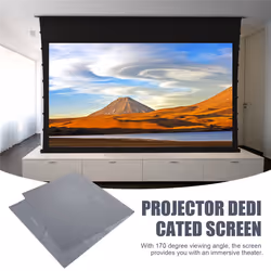 Projector Simple Curtain Anti-Light Screen 80 Inches Home Outdoor