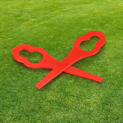 80Pcs Replacement Grass Trimmer Blades Spare Part Lawn Mower Cutting