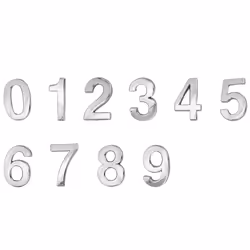 10 PCS Self-Adhesive Numbers for Residence and Mailbox Signs,0 to 9