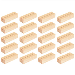20 Pieces Wood Place Card Holders,for Wedding Decoration