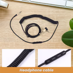 Spring Audio Cable Cord Line Monitor Bluetooth Headphone