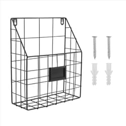 Wire Mail Basket - Wall Mounted Hanging Folder/Document Organizer