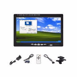 7Inch Car VGA Monitor HD Rear View Monitor