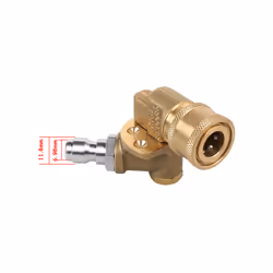1/4In Quick Connect Pivoting Coupler Adjustable Adapter