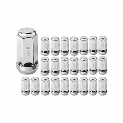 24Pcs Car Lug Nuts M14X1.5 Thread Cone Seat Car Wheel Nuts